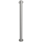 Stainless steel post |  60 mm | stationary, to be fixed by plugswith base plate  120 x 5 mm | without lock | with 2 eyelets